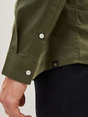 Green Stretch Oxford Long Sleeve Shirt - Image 4 of 7