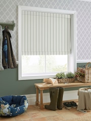 Laura Ashley Green 100% Cotton Farnworth Made to Measure Roman Blinds - Image 1 of 6