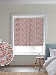 Laura Ashley Red 100% Cotton Loveston Made to Measure Roman Blinds - Image 1 of 6