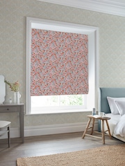 Laura Ashley Red 100% Cotton Loveston Made to Measure Roman Blinds - Image 5 of 6