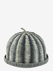 Green Woven Watermelon Food Cover - Image 5 of 5