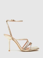Schuh Gold Sadie Strappy Sandals - Image 1 of 3