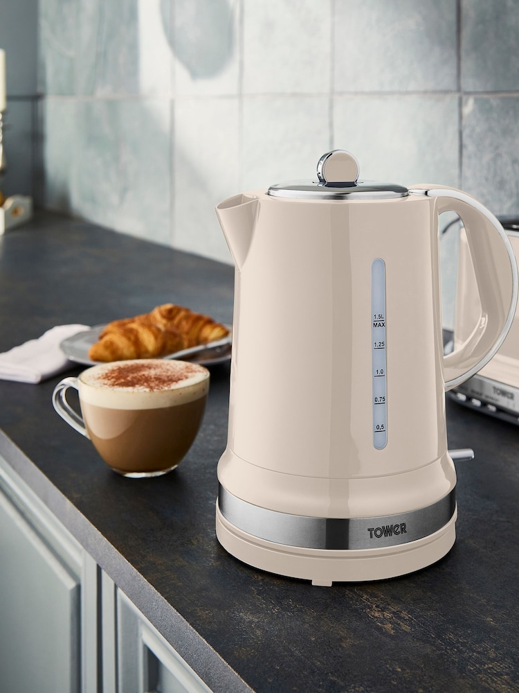 Tower Cream Belle 1.5L 3KW Jug Kettle - Image 1 of 8