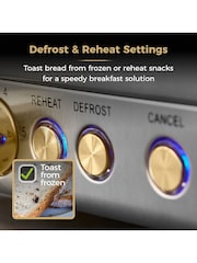 Tower Jade Green Cavaletto 4 Slice Toaster 1800W - Image 5 of 8