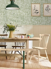 Joules Green Twilight Ditsy Wallpaper Sample - Image 1 of 3