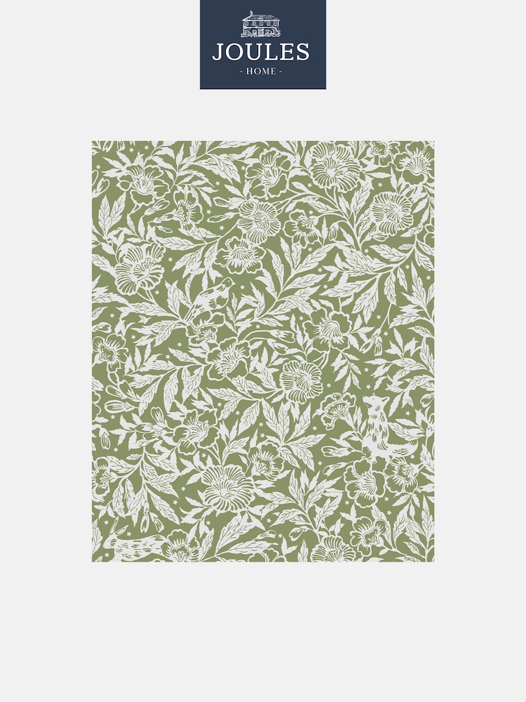 Joules Green Twilight Ditsy Wallpaper Sample - Image 2 of 3