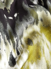 Green/Black Tie Dye Embroidered Wide Leg Jumpsuit - Image 9 of 9