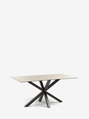 Natural Ceramic Astoria Ceramic 6 Seater Dining Table - Image 5 of 6