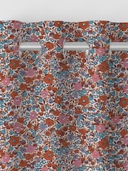 Laura Ashley Crimson 100% Cotton Loveston Made to Measure Curtains - Image 7 of 9