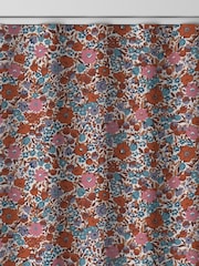 Laura Ashley Crimson 100% Cotton Loveston Made to Measure Curtains - Image 8 of 9