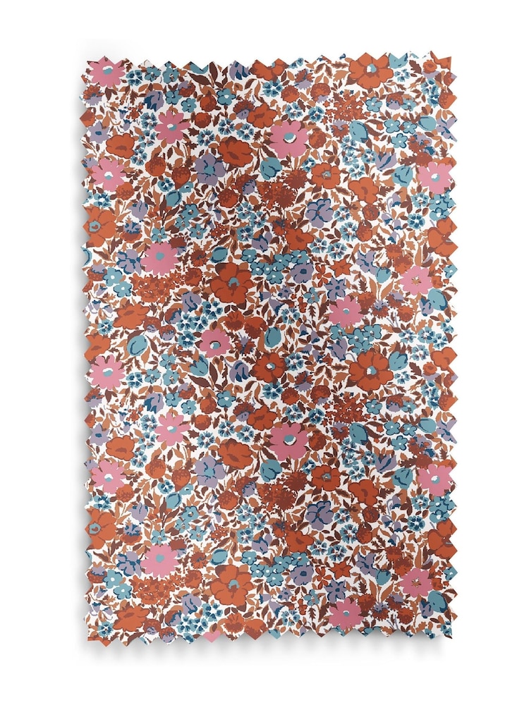 Laura Ashley Crimson 100% Cotton Loveston Made to Measure Curtains - Image 9 of 9