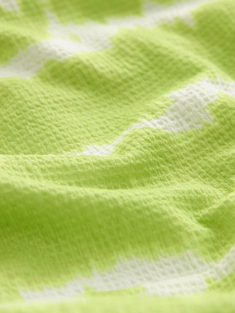 Limettengrün, Knüpfbatik - Maxi-Sommerkleid mit Trägern - Bild 6 von 6 Limettengrün, Knüpfbatik - Maxi-Sommerkleid mit Trägern - Bild 6 von 6