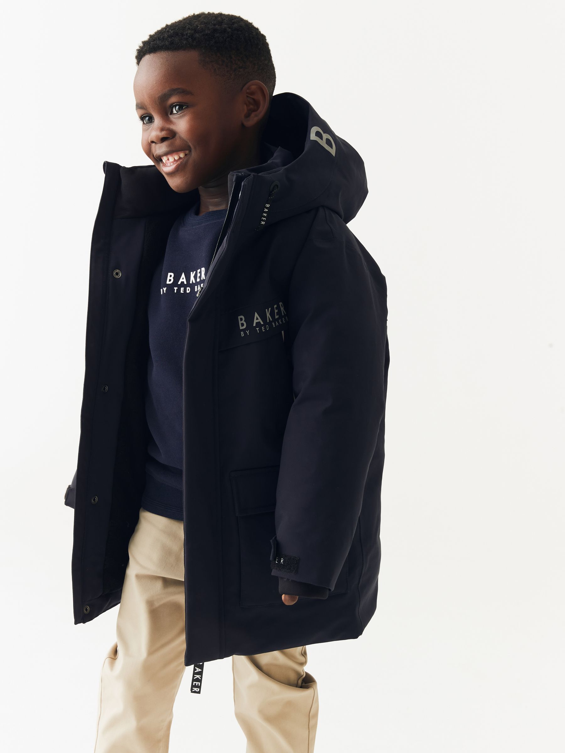 Navy ted baker coat 2025