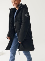 Dolg črn nepremočljiv plašč Baker by Ted Baker - Slika 1 iz 15