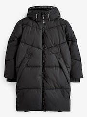 Dolg črn nepremočljiv plašč Baker by Ted Baker - Slika 11 iz 15