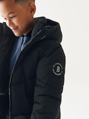 Dolg črn nepremočljiv plašč Baker by Ted Baker - Slika 9 iz 15