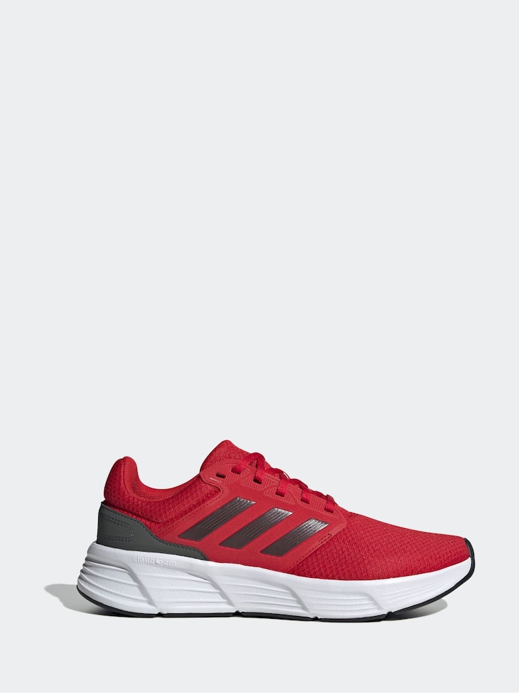 adidas Red Galaxy 6 Trainers - Image 7 of 7