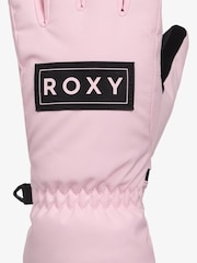 Roxy Pink Freshfield Technical Snow Gloves - Image 3 of 4