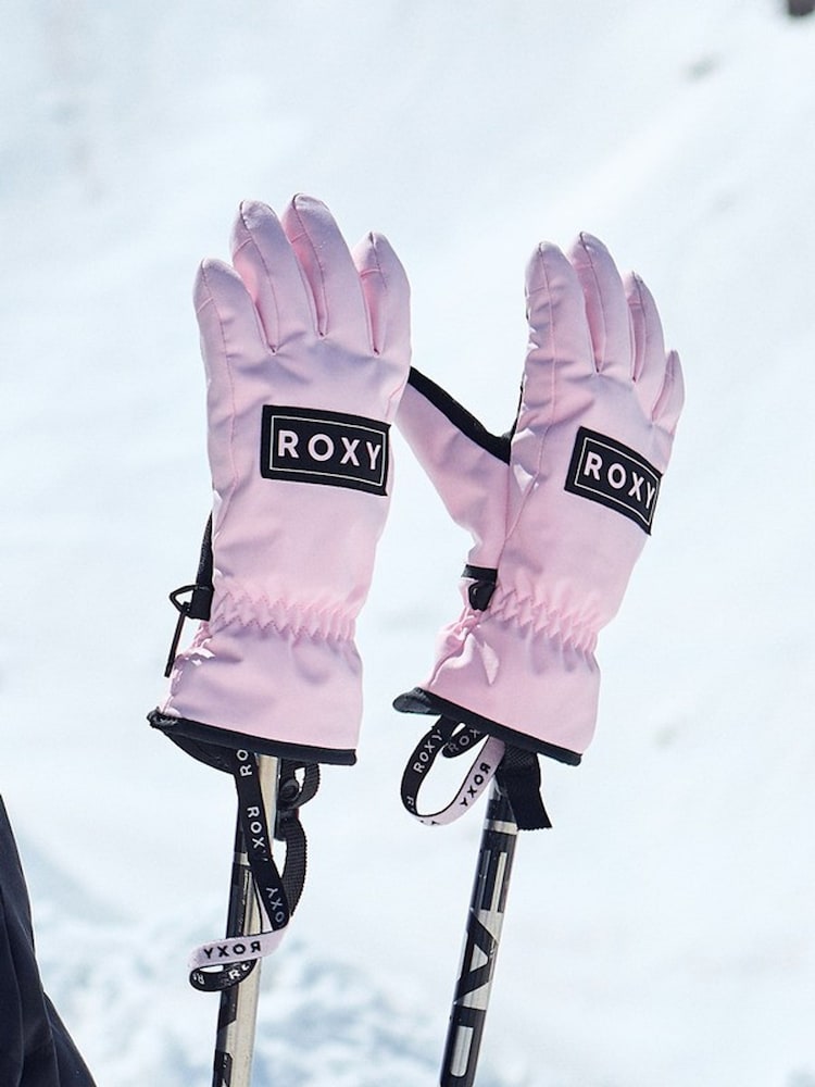 Roxy Pink Freshfield Technical Snow Gloves - Image 4 of 4 Roxy Pink Freshfield Technical Snow Gloves - Image 4 of 4