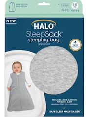 Halo Grey SleepSack Ideal Temp 1 TOG Sleeping Bag - Image 3 of 4