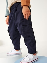 Navy Blue Cargo Trousers (3mths-7yrs) - Image 1 of 6