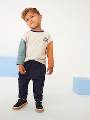 Navy Blue Cargo Trousers (3mths-7yrs) - Image 2 of 6