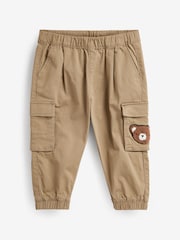 Tan Brown Bear Cargo Trousers (3mths-7yrs) - Image 1 of 2