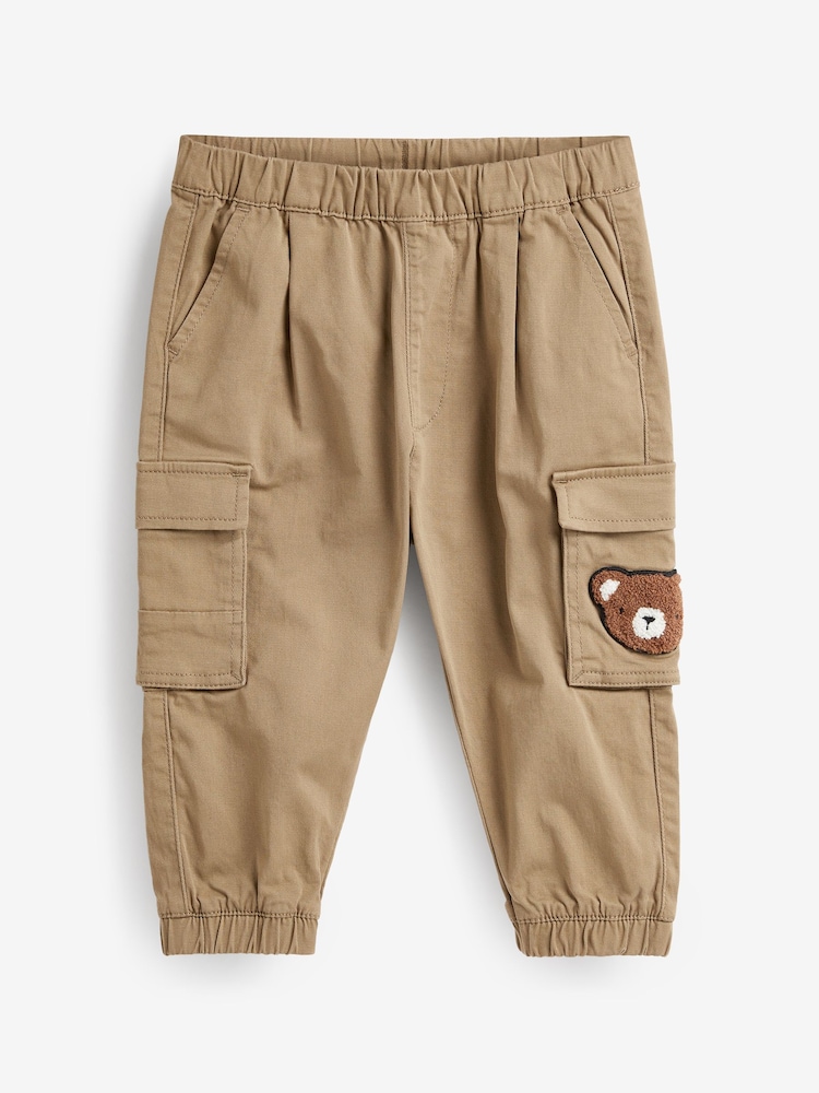 Tan Brown Bear Cargo Trousers (3mths-7yrs) - Image 1 of 2