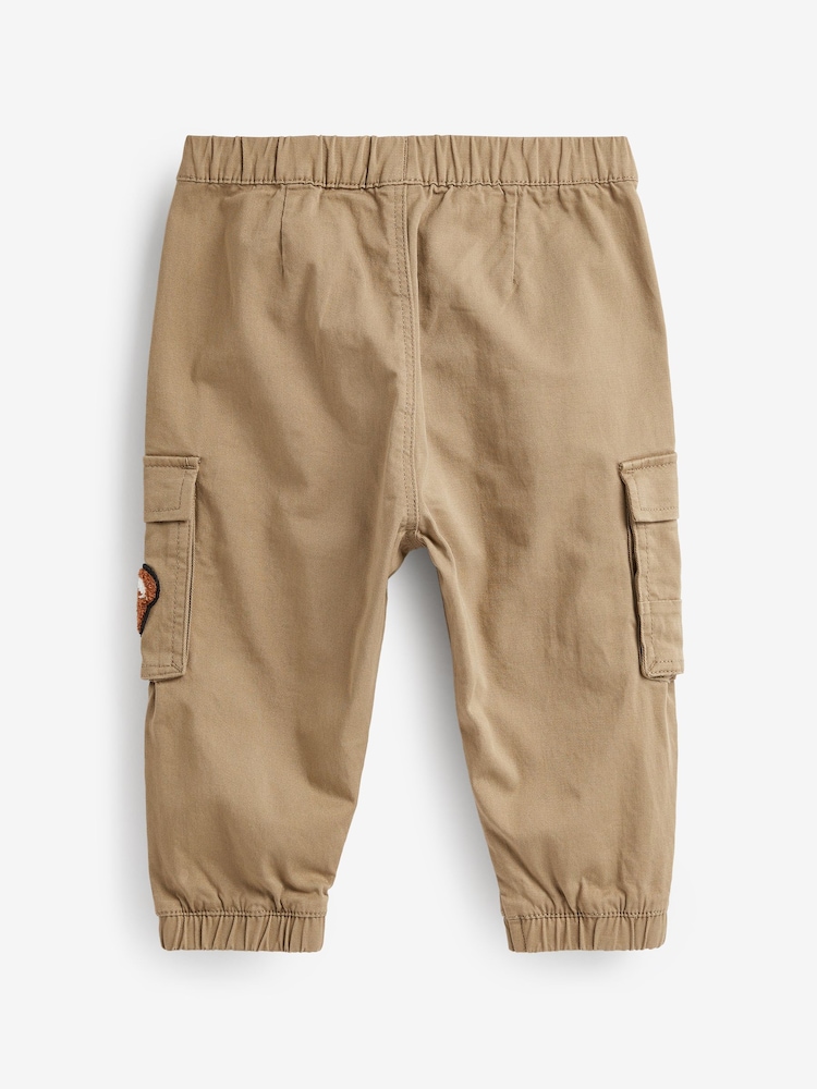 Tan Brown Bear Cargo Trousers (3mths-7yrs) - Image 2 of 2