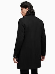 AllSaints Black Manor Coat - Image 2 of 5