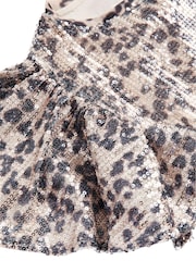 Animal Print Sequin Dress (3-16yrs) - Image 3 of 5