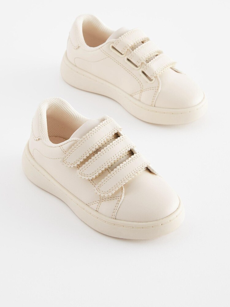 Netural White Trainers - Image 1 of 5