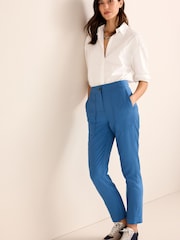 Blau - Utility-Hose in Tailored-Fit mit schmal zulaufendem Bein - Bild 1 von 5
