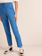 Blau - Utility-Hose in Tailored-Fit mit schmal zulaufendem Bein - Bild 2 von 5