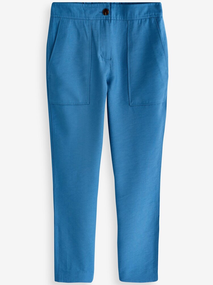 Blau - Utility-Hose in Tailored-Fit mit schmal zulaufendem Bein - Bild 5 von 5