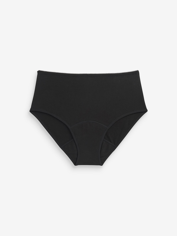 Negro - Braguitas menstruales para flujo medio básicas - Imagen 5 de 5 Negro - Braguitas menstruales para flujo medio básicas - Imagen 5 de 5