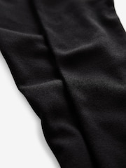 Black Long Length Cosy Fleece Lined Leggings (3-16yrs) - Image 7 of 7