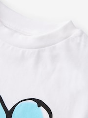 Black/White Graffiti T-Shirt And Leggings Set (3-16yrs) - Image 7 of 9