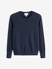Pure Collection Crew Neck Cashmere Cardigan - Image 4 of 4