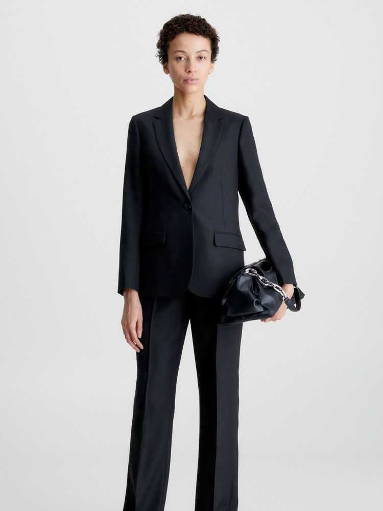 Buy Calvin Klein Black Essential Tailored Blazer from Next Luxembourg