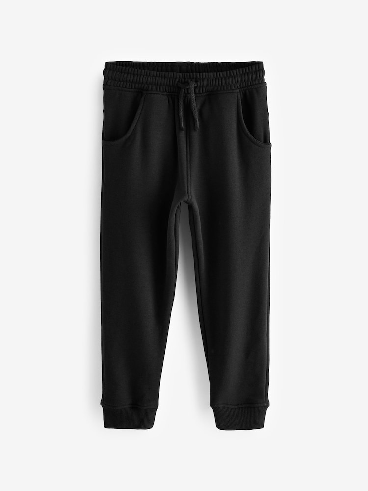 Zwart - Joggingbroek gevoerd met fleece (3-16jr) - Image 4 of 6