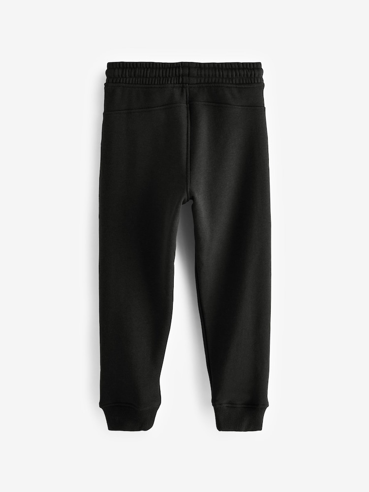 Zwart - Joggingbroek gevoerd met fleece (3-16jr) - Image 5 of 6