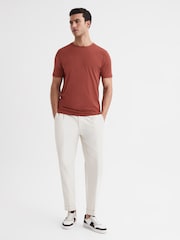 Reiss Sienna Bless Cotton Crew Neck T-Shirt - Image 3 of 6
