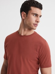Reiss Sienna Bless Cotton Crew Neck T-Shirt - Image 4 of 6