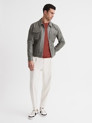 Reiss Sienna Bless Cotton Crew Neck T-Shirt - Image 6 of 6