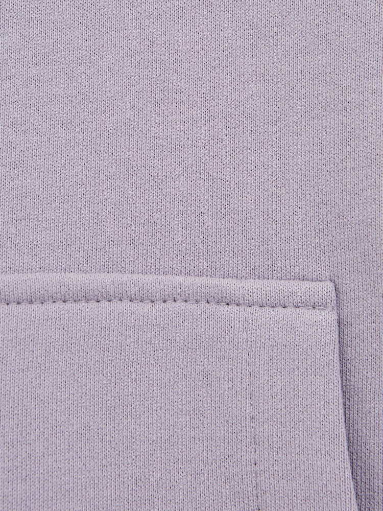 Flieder - Reiss Alexander Oversize-Kapuzensweatshirt aus Baumwolljersey - Bild 6 von 6