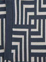 Reiss Airforce Blue Jazz Junior Abstract Printed Shorts - Image 6 of 7