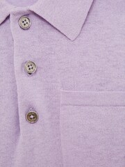 Reiss Lilac Ralphy 4-9 yrs Buttoned Linen Polo - Image 7 of 7
