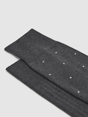 Reiss Charcoal Graham 2 Pack Socks - Image 2 of 3