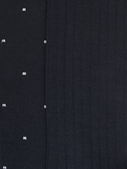Reiss Navy Graham 2 Pack Socks - Image 3 of 3